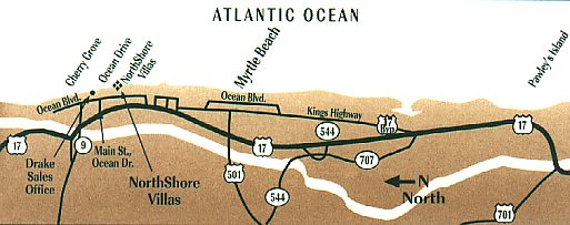 NorthShore Villas Map