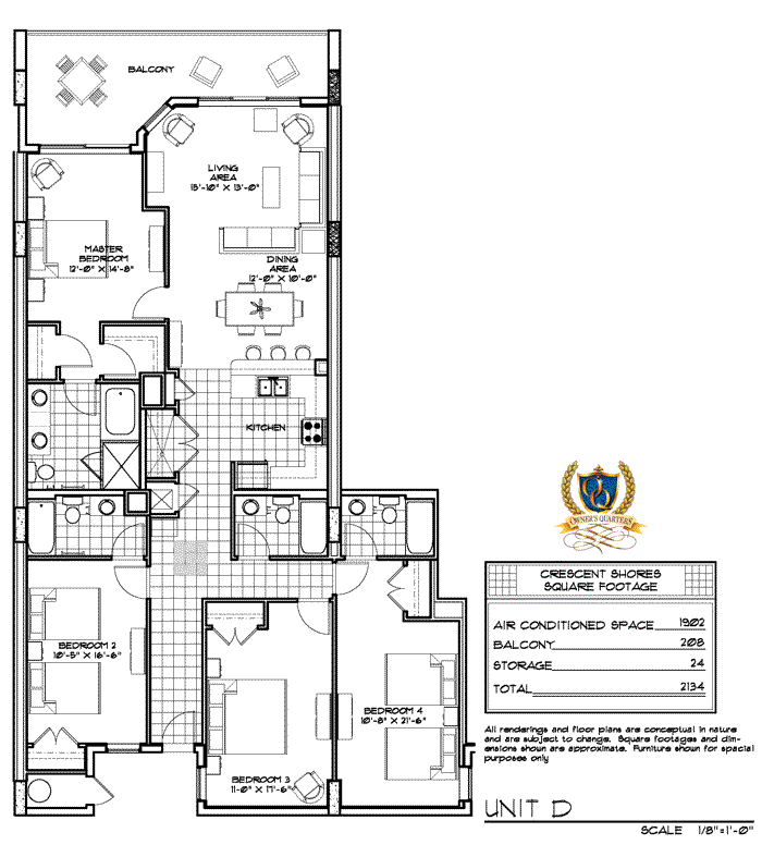 OQ Crescent Shores Villa #1003 Floorplan