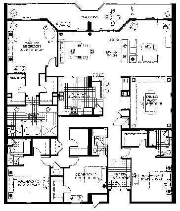 Windy Hill Dunes Penthouse Exterior Floor Plan