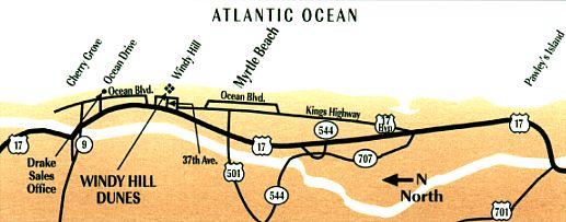 Windy Hill Dunes Map